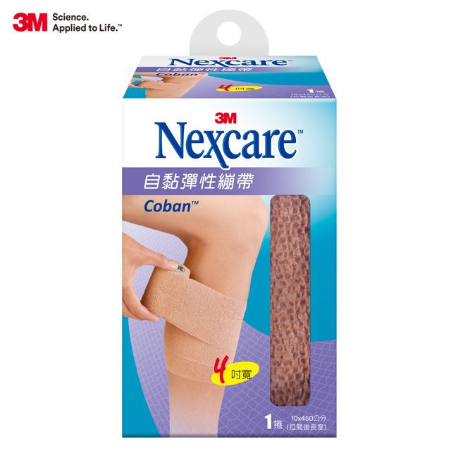 3M  Nexcare 自黏彈性繃帶-4吋-1捲裝