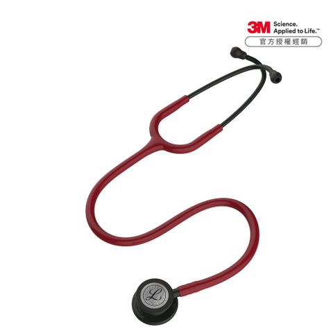 【3M】Littmann 一般型第三代聽診器 5868蜜棗紅色管/隱士黑聽頭