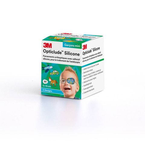 3M™ 矽膠護眼貼 男孩小尺寸 2737PB x1盒(50片/盒)