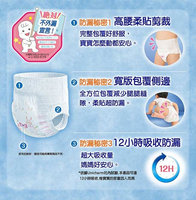 mamypoko 滿意寶寶 日本頂級超薄褲型(男用/女用)(XXXL)