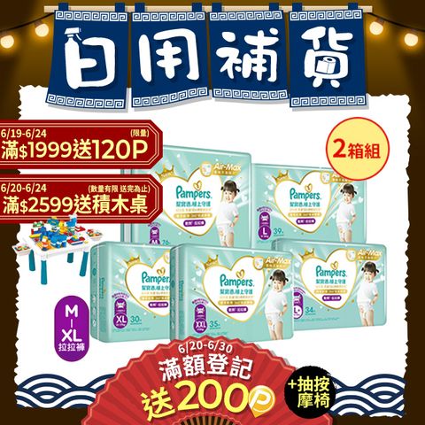 【2箱組】幫寶適 極上守護 一級幫 拉拉褲/褲型/箱購