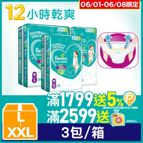 Pampers 幫寶適 超薄乾爽 拉拉褲L/XL/XXL(2箱組)