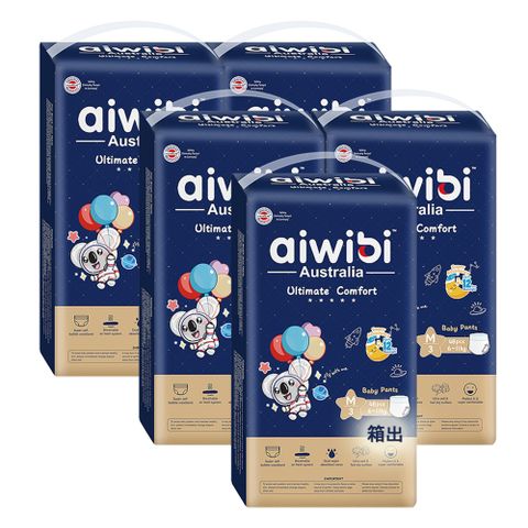 Aiwibi愛薇彼 夜用甄柔瞬吸 褲型紙尿褲 M-XXL(箱裝240/220/200/180片)