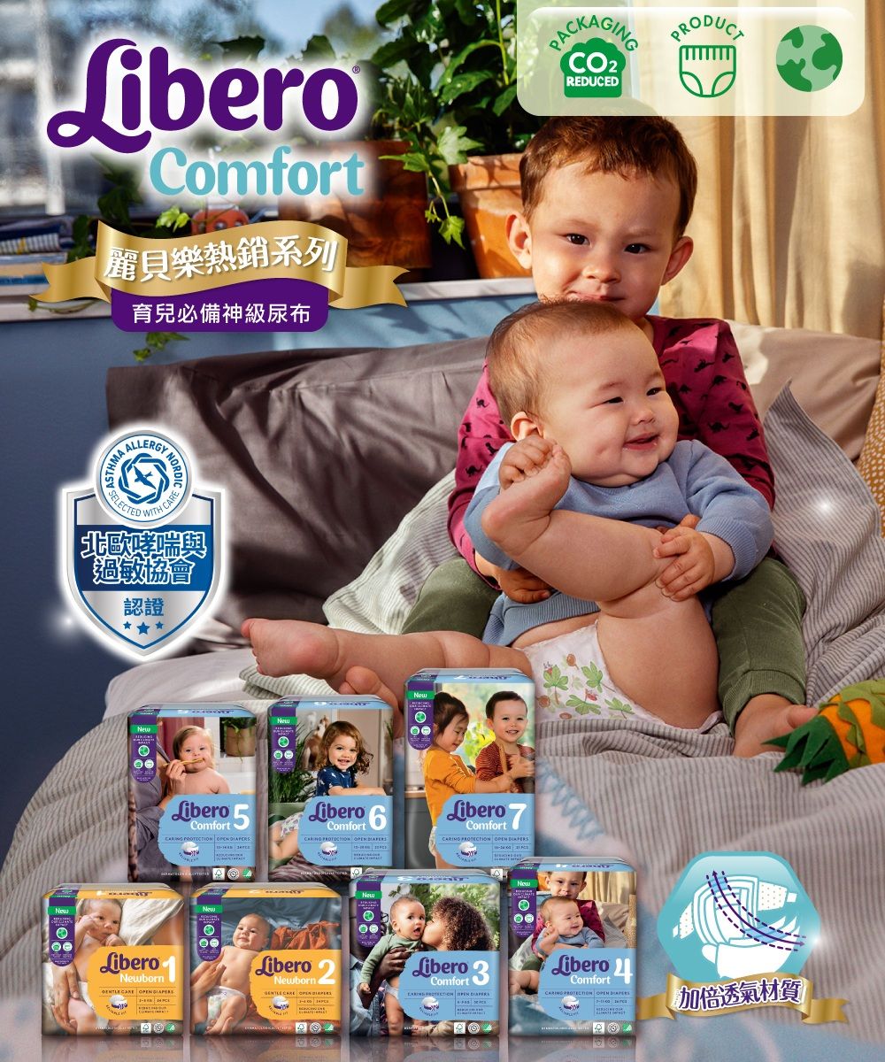Libroomfort樂熱銷系列育兒必備神級尿布ALLERGYSELECTED 【北歐哮喘與 過敏協會認證eLiberoborn  NewCLiberoComfortLiberoComfort6LiberoComfort   NewLiberoNewbornACKAGINGCOREDUCEDLiberoComfort  Libero 2ComfortPPRODUCT加倍透氣材質