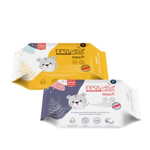 【韓國MOTHER-K】K-MOM 自然純淨嬰幼兒濕紙巾-基本款100抽