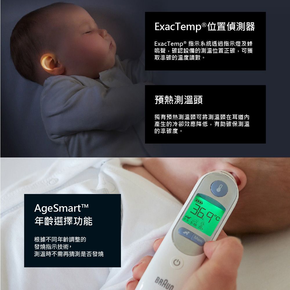 BRAUN 百靈 德國 耳溫槍 IRT6520