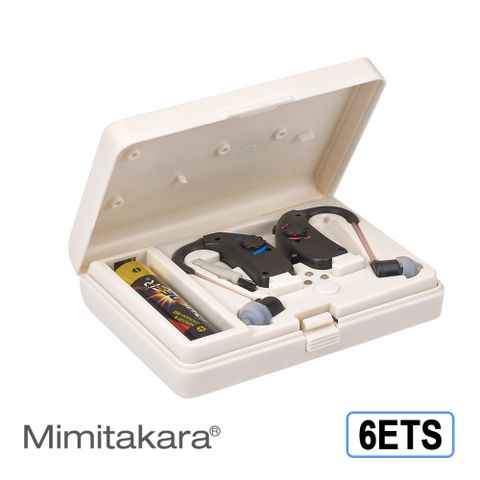 Mimitakara 耳寶 充電耳掛式雙耳款助聽器(未滅菌) 6ETS [符合條件者可補助B款]