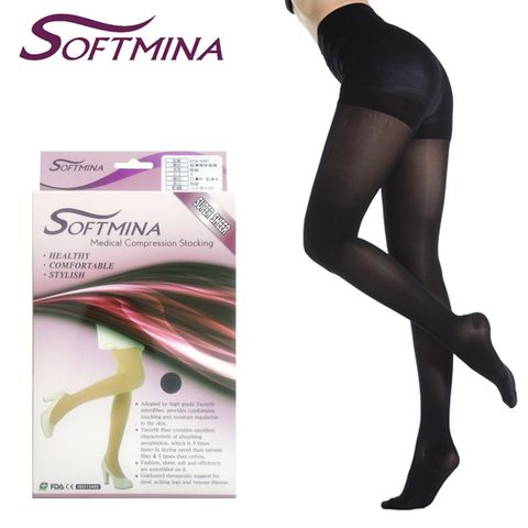 *醫材字號*【Softmina】專業醫療彈性壓力褲襪-超薄型(醫療襪/彈性襪/壓力襪/靜脈曲張襪)