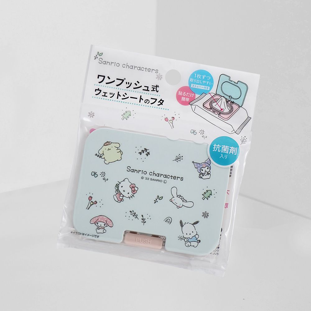 一品川流 日本進口濕紙巾蓋-三麗鷗家族-淺藍色-1入