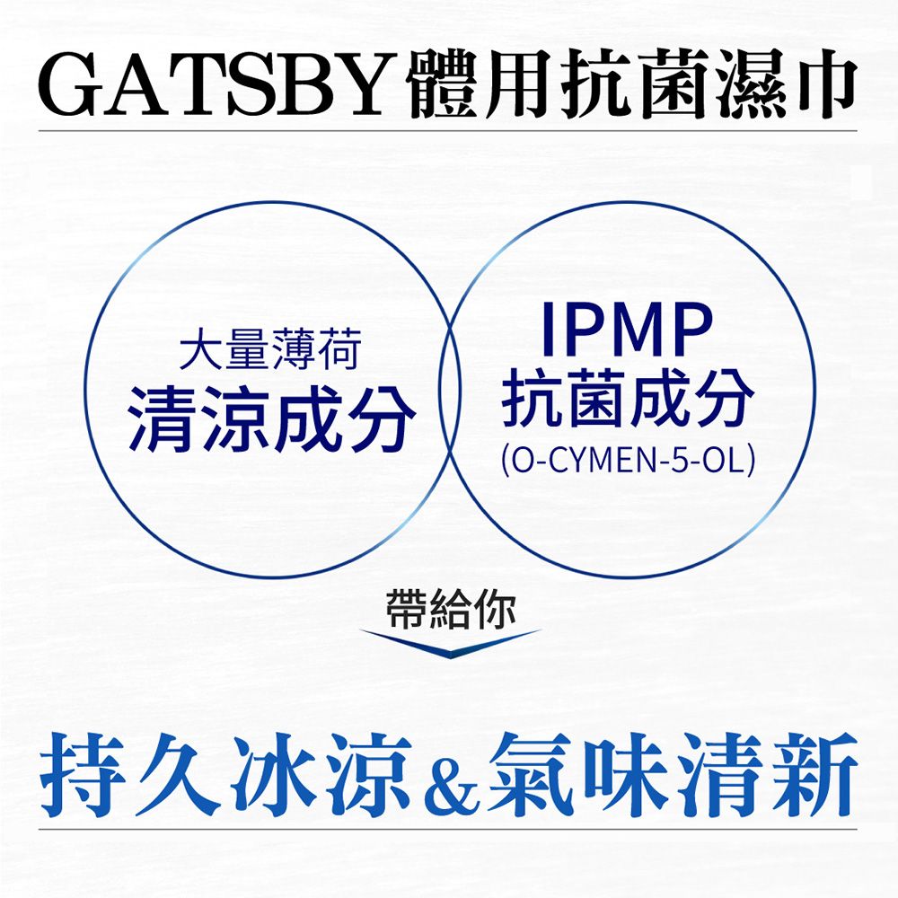 GATSBY 體用抗菌濕巾超值包30張入(多款任選)3入組