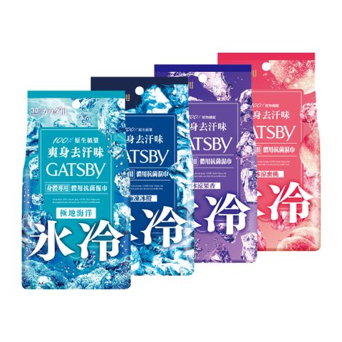 GATSBY 體用抗菌濕巾超值包30張入