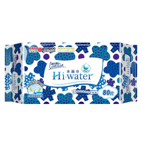 康乃馨 Hi-water水濕巾/濕紙巾(80片/包)