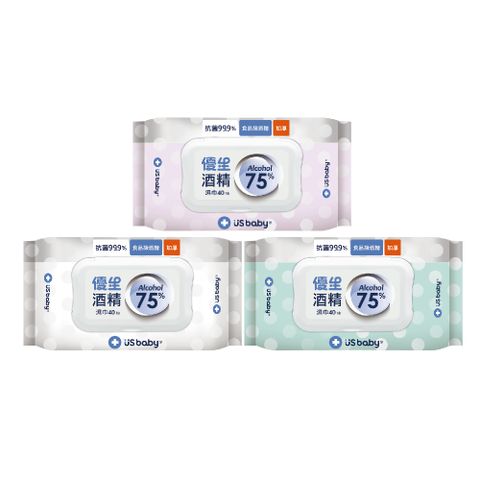 優生 酒 精濕巾 75% Alcohol -超厚型40抽(24包)