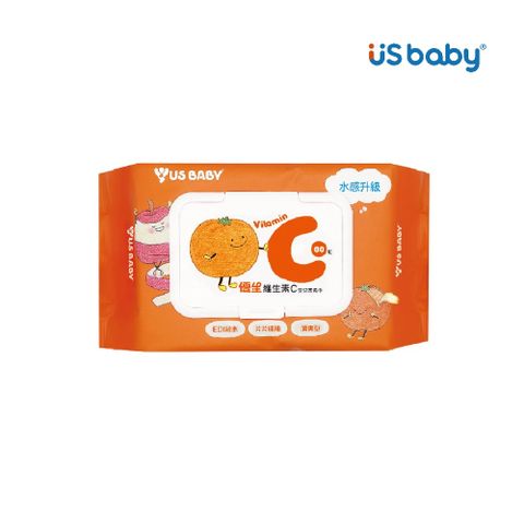 優生 維生素C含蓋嬰兒柔濕巾(80抽/包)