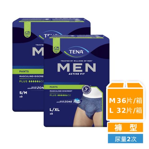 添寧 玩色敢動褲 男用兩色任選M/L(4包/箱購)