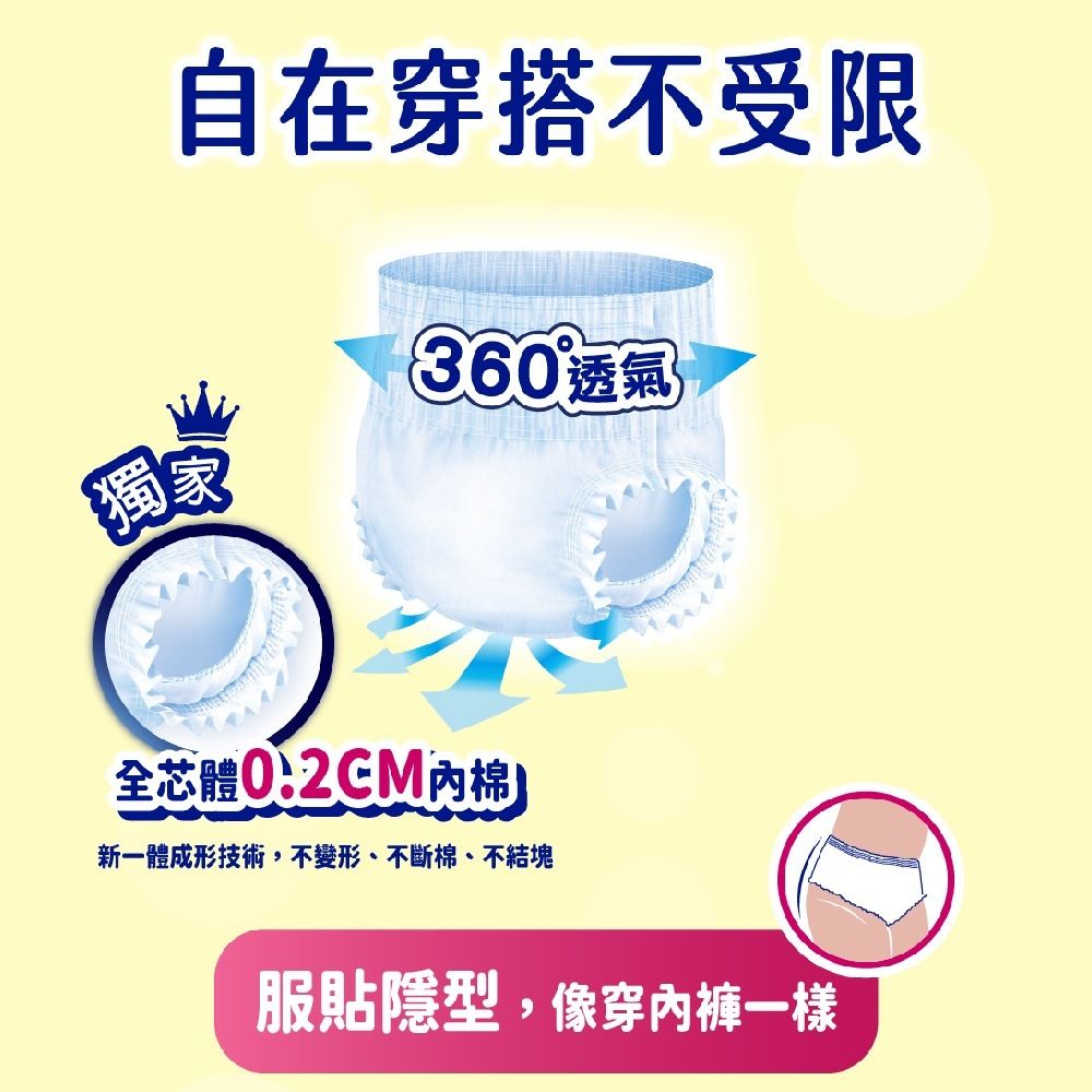 安親  貼身舒適活力褲 L-XL號 成人紙尿褲(9片x6包/箱)