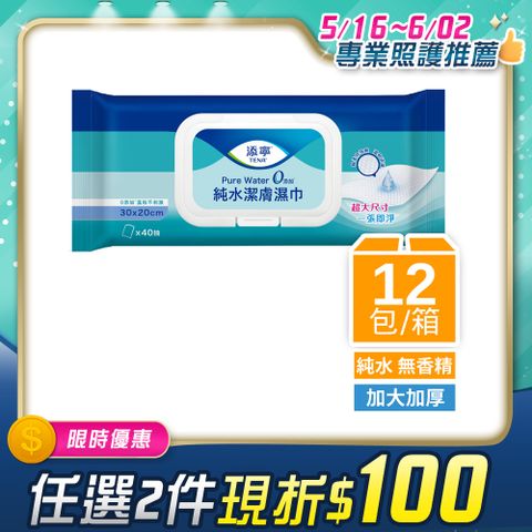 添寧 潔膚濕巾(40抽x12包/箱)
