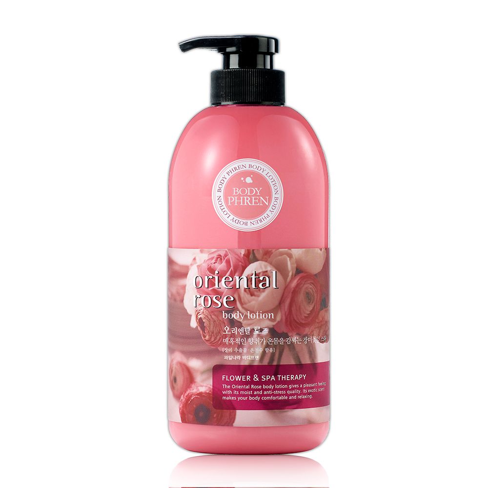  韓國進口-Body Phren東方玫瑰淨白保濕乳液-500g