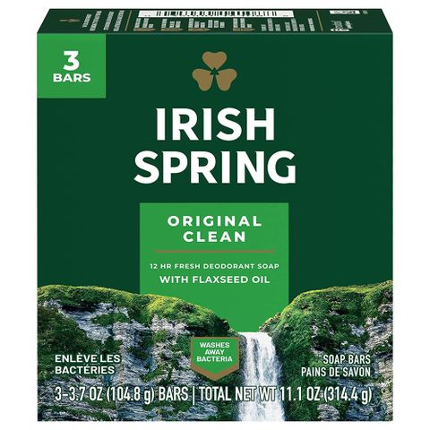 美國Irish Spring體香皂(原味)104.8g*3入