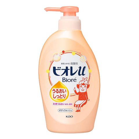 KAO 花王 日本進口 親膚鎖水沐浴乳(滋潤水嫩)480ml