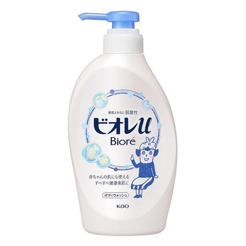 KAO 花王 日本進口  親膚鎖水沐浴乳(柔嫩光滑)480ml