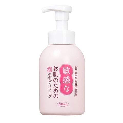 日本CLOVER敏感肌保濕泡沫沐浴乳 500ml