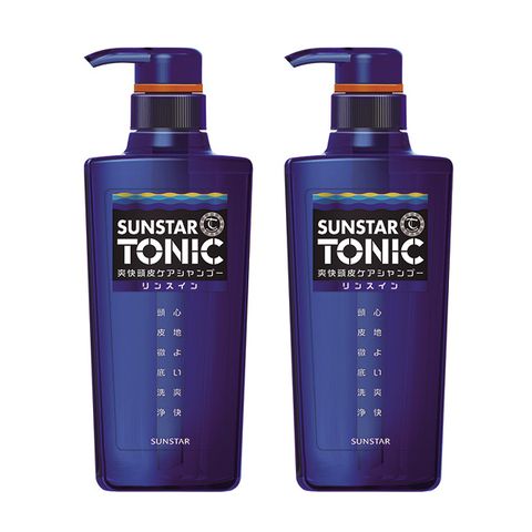 Sunstar 三詩達 TONIC 爽快頭皮雙效合一洗髮精 460mlx2瓶