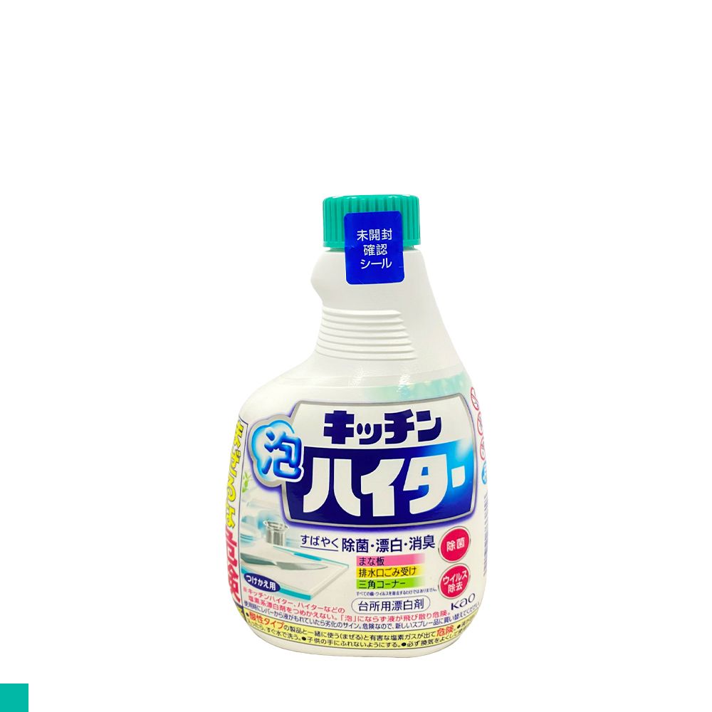 KAO 花王  廚房泡沫清潔劑 補充 400ml (漂白劑 除菌)