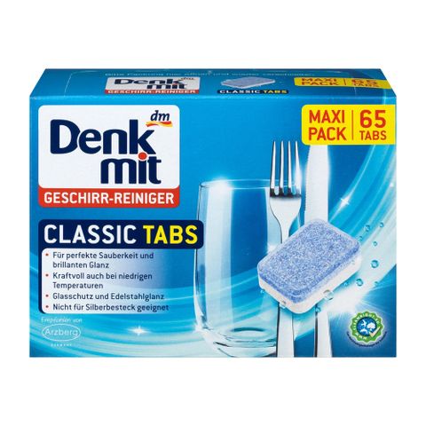 德國Denkmit 全效洗碗清潔錠 65顆/盒 (洗碗機專用)