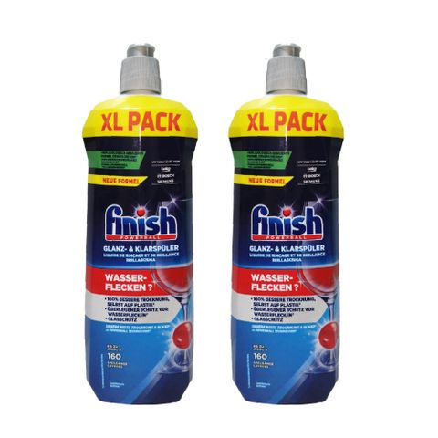【FINISH】洗碗機專用光潔潤乾劑800ml-無香精版(升級在進化)-2入