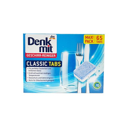 【德國原裝DM Denk mit】洗碗機專用洗碗錠-65顆/盒