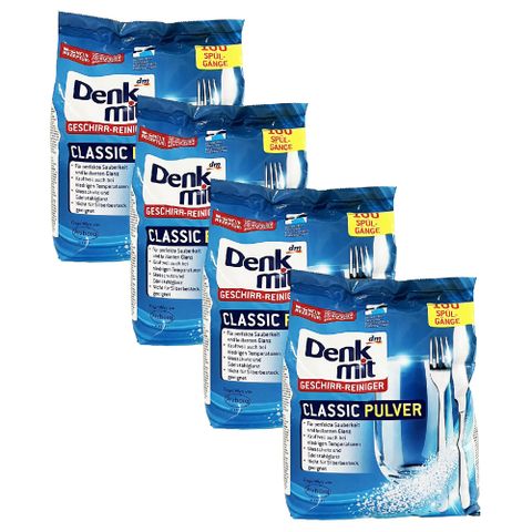 Denkmit 【德國原裝DM Denk mit】洗碗機專用洗碗粉-1.5Kg/包-4入組