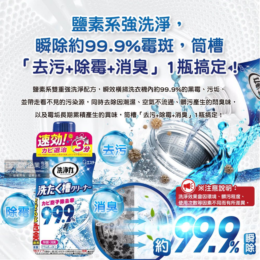 ST 雞仔牌 (2瓶超值組)日本洗淨力速效約3分鐘去污除霉消臭洗衣槽清潔劑550g/瓶(直立/滾筒/雙槽洗衣機洗淨液)