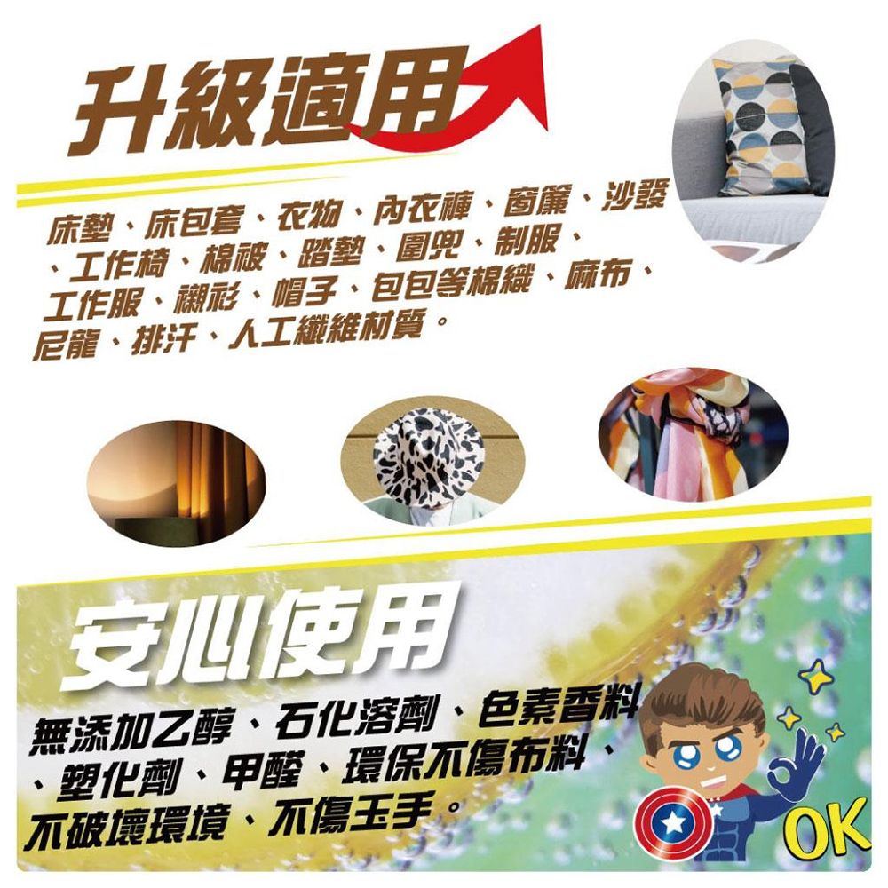 CLEAN CAPTAIN 除垢隊長 布料去漬萬用清潔劑-專業泡沫款