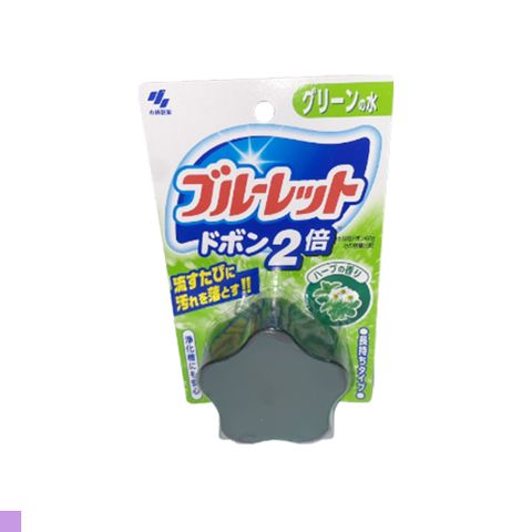 日本 小林製藥 馬桶芳香消臭清潔錠 草本 綠色 120g
