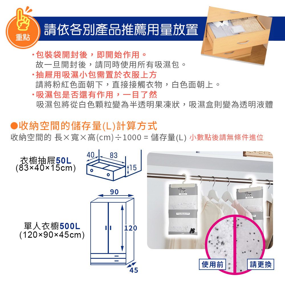 ST 雞仔牌 日本  備長炭吊掛式吸濕脫臭小包-衣櫃用 51gx2