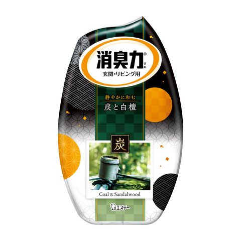 日本【ST雞仔牌】部屋消臭力 室內芳香劑-木檀香 400ml