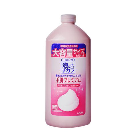 日本Charmy泡の力 保濕洗碗精(薔薇果香) -補充罐550ml