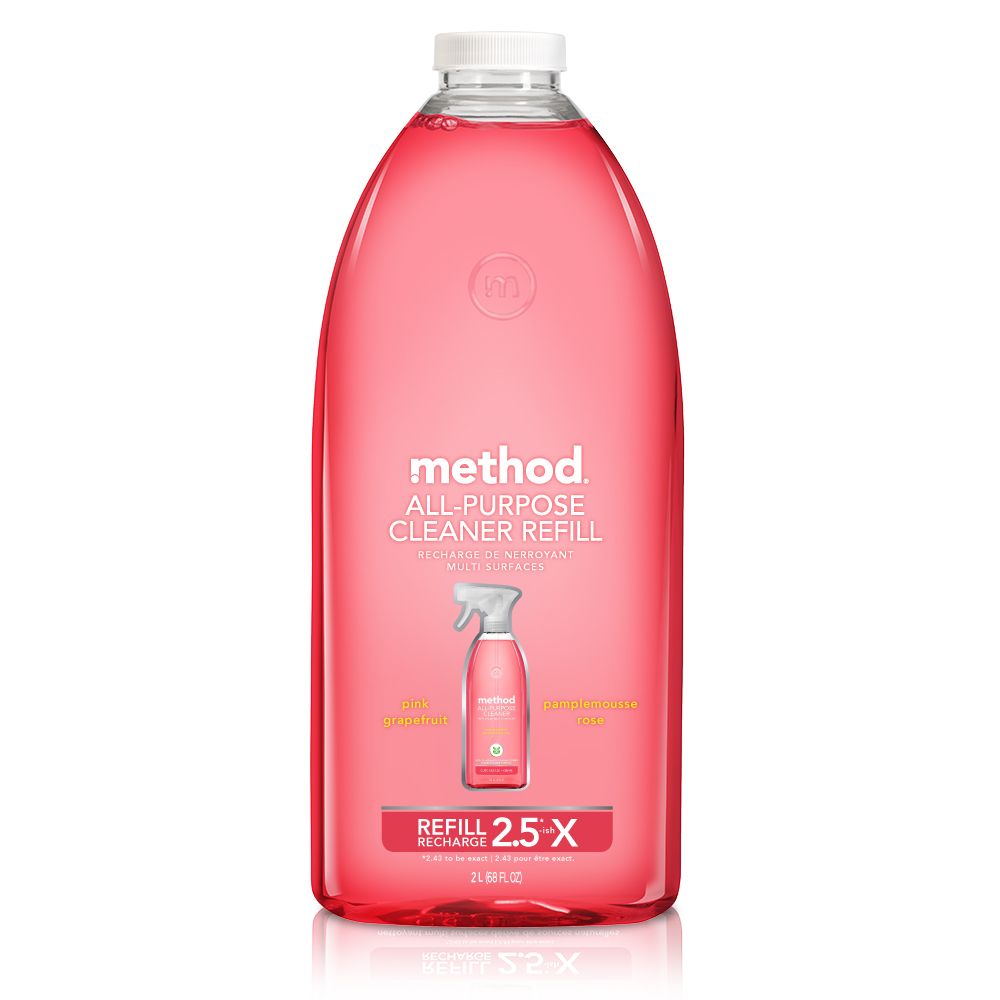 Method 美則 全效多功能清潔劑  粉紅葡萄柚2000ml(蜜雪兒歐巴馬梅莉史翠普專文推薦)