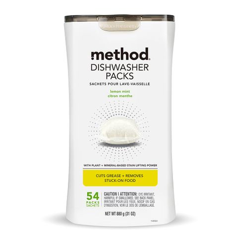 Method 美則潔淨三效聰明洗碗球-萊姆薄荷(54顆入) 880g