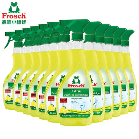 Frosch德國小綠蛙 天然檸檬浴廁清潔噴劑500ml*12瓶/箱