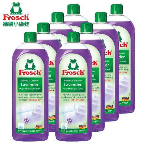 Frosch德國小綠蛙 天然薰衣草萬能清潔劑750ml*8瓶