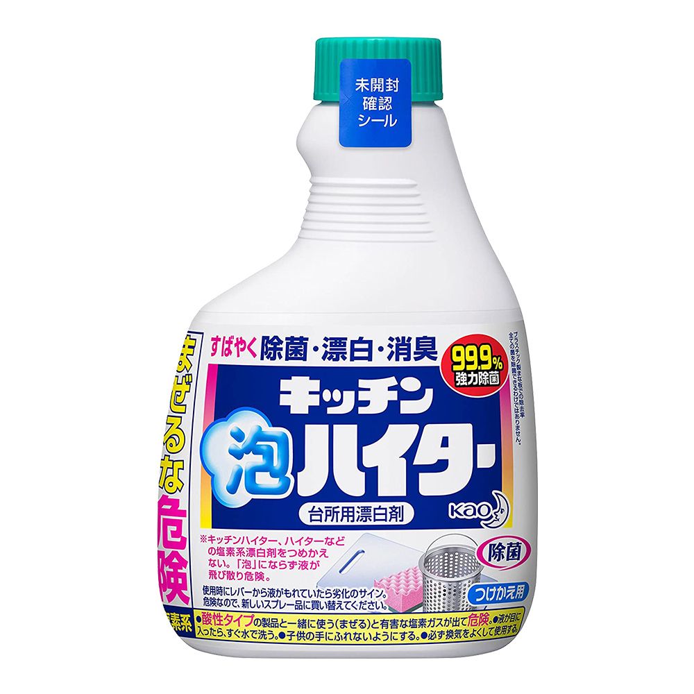 KAO 花王 	日本廚房清潔漂白泡沫噴霧-補充瓶400ml