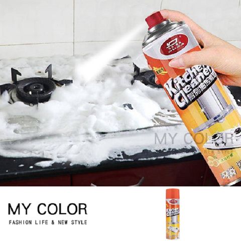 My Color 【1+1組】泡沫型廚房油污清潔劑 500ML 清潔劑 萬用清潔劑 清洗劑 【Q146】