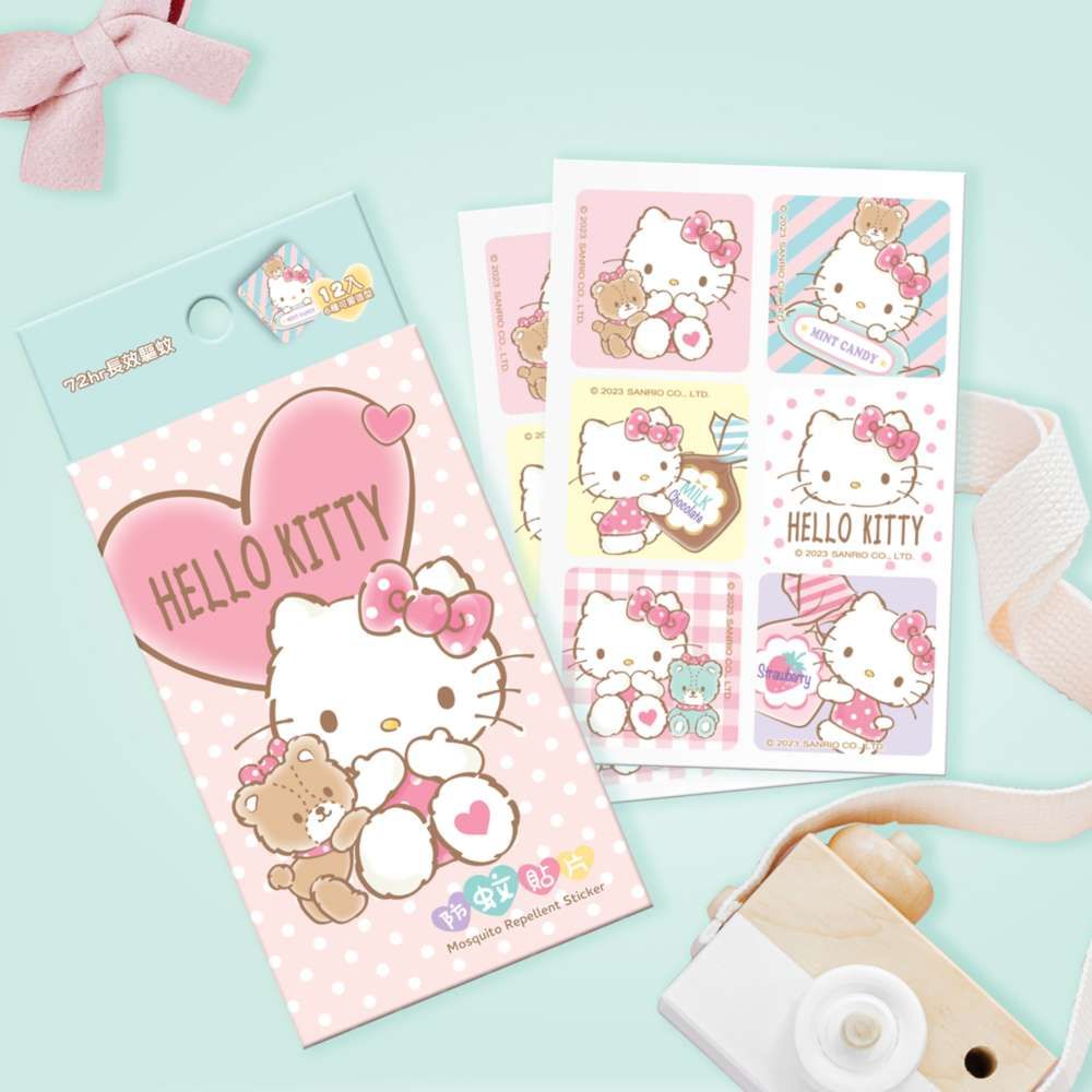 長效驅蚊HELLO KITTY༽防蚊貼片Mosquito Repellent Sticker    LTDChocolateMINT CANDYHELLO KITTY 2023   LTD