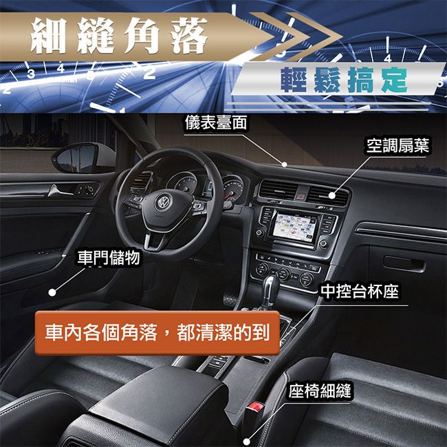  【CarZone車域】雙頭式汽車冷氣出風口清潔刷/細縫軟毛除塵掃 兩入組