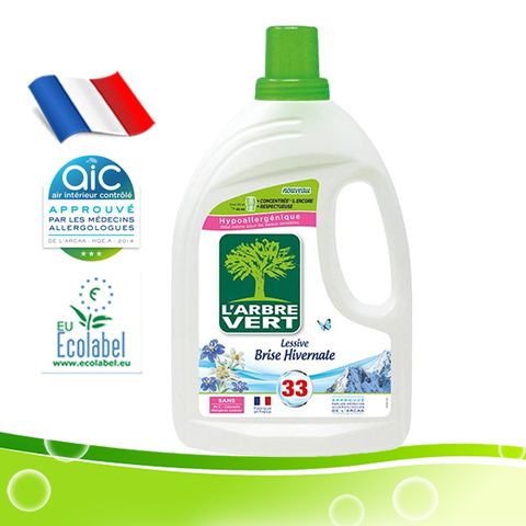 法國綠活維濃縮洗衣精1.5L-微風花香