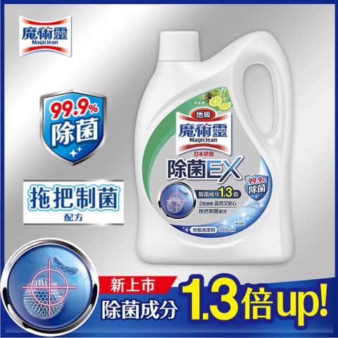 地板魔術靈除菌EX草本香2000ML