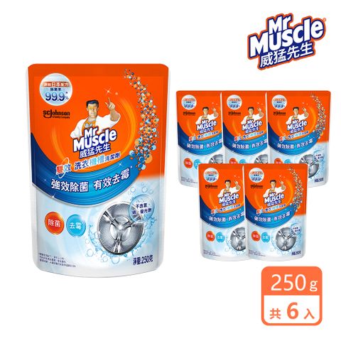 6入組｜威猛先生 洗衣機槽清潔劑250g