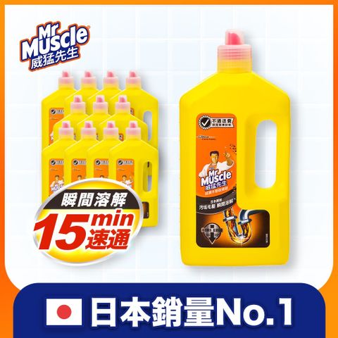 箱購｜威猛先生 超濃水管疏通膠800g(日本製)×12瓶